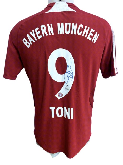 Toni's Bayern Munchen Signed Official Shirt, 2007/08
