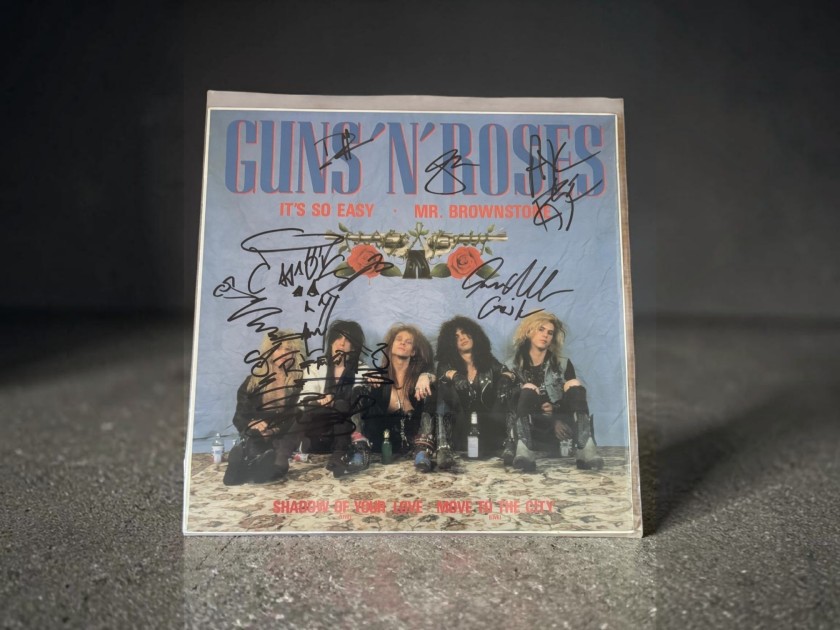 Guns N' Roses Signed 12" Vinyl