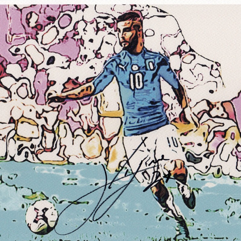 Signed Art print by Lorenzo Insigne