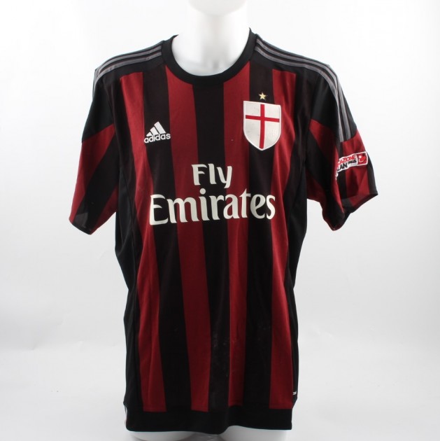 Zambrotta Milan glories shirt, worn in Shanghai friendly match - signed