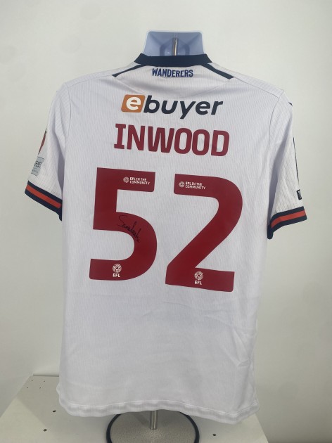 Sam Inwood's Bolton Wanderers Signed Match Worn Shirt, vs Fleetwood 