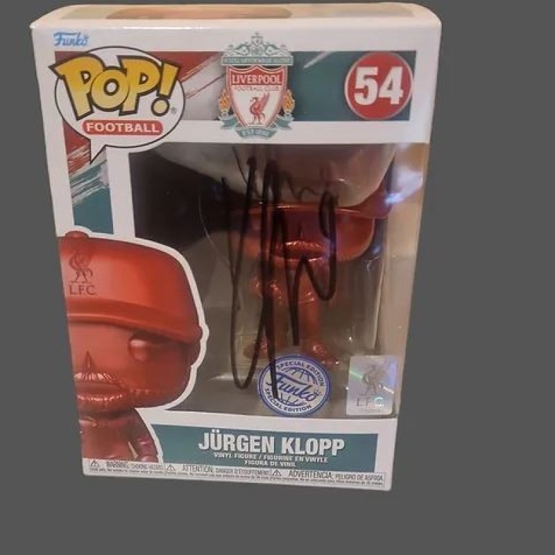 Jurgen Klopp's Liverpool Signed Funko Pop Figure - Limited Edition