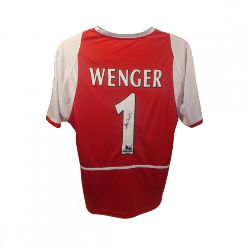 Arsène Wenger's Arsenal Invincibles 2002/04 Signed Shirt