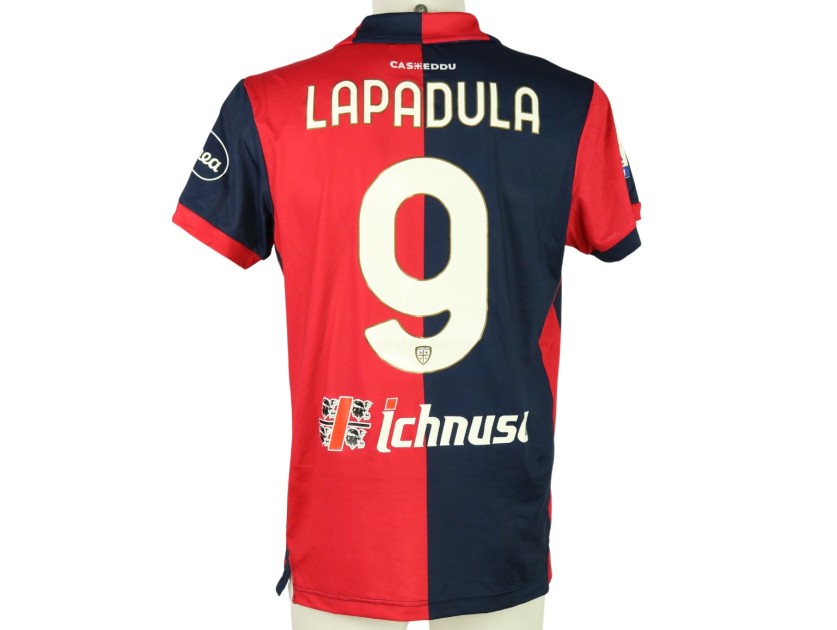 Lapadula's Cagliari Match Shirt, 2023/24