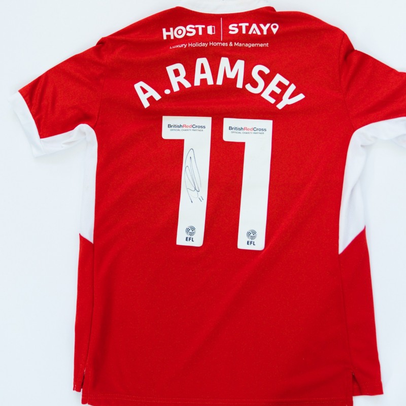 Aaron Ramsey's Middlesbrough Signed Match Worn Shirt