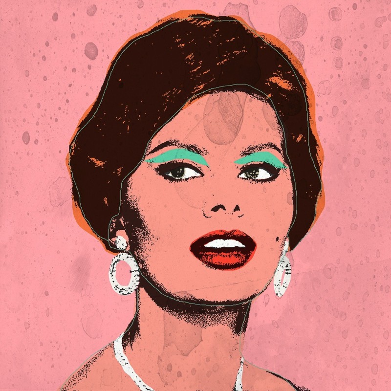 "Sophia Loren" Original by Andrea Pisano - Icon Pop