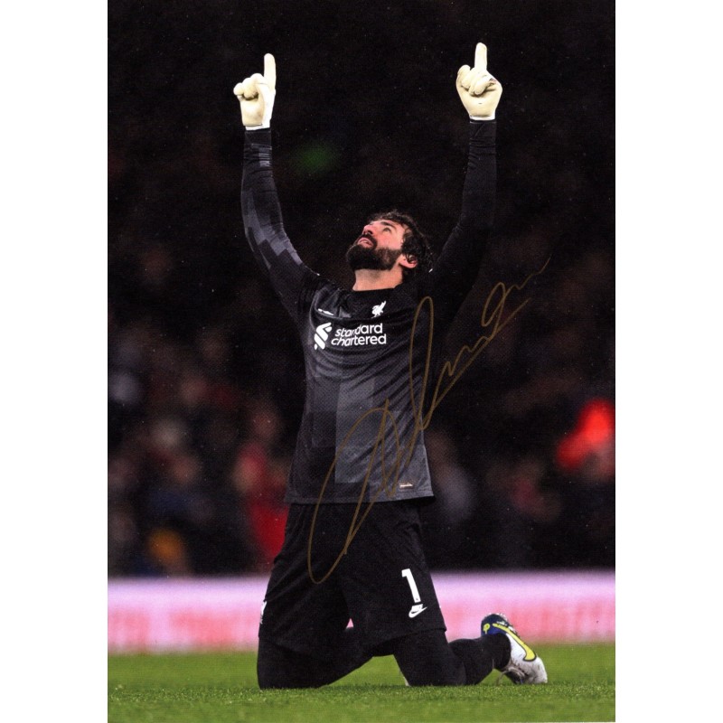 Photograph Signed by Alisson Becker