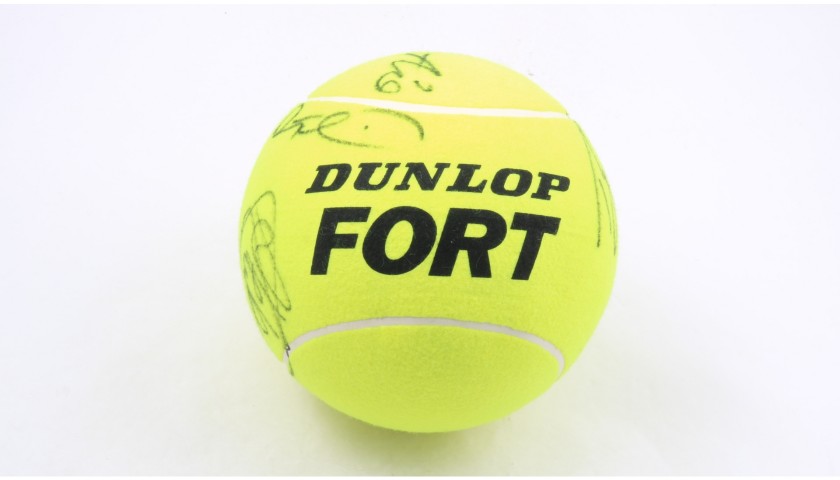 Maxi Tennis Ball Signed by the Internazionali BNL Champions 