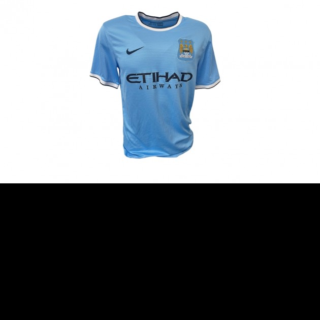 Manchester City 2013/14 Season Signed Official Nike Football Shirt