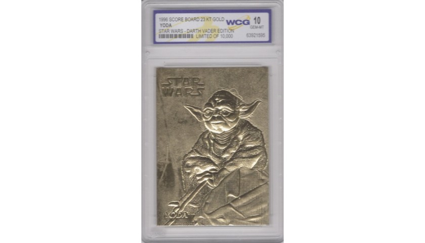Star Wars: Yoda Limited Edition Gold Card