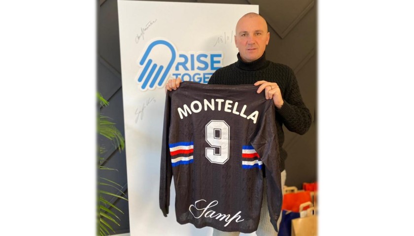 Montella's Sampdoria Worn Shirt, 1996/97