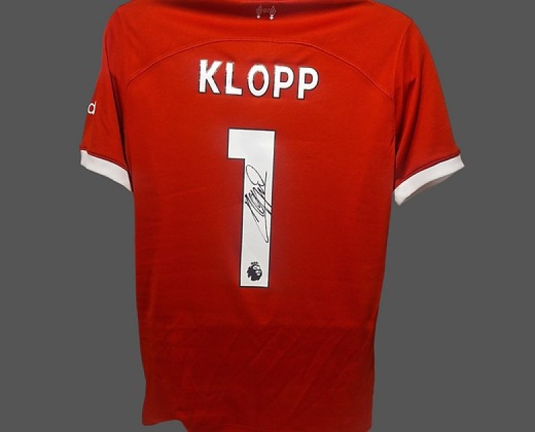 Jurgen Klopp's Liverpool 2023/24 Signed Official Shirt 