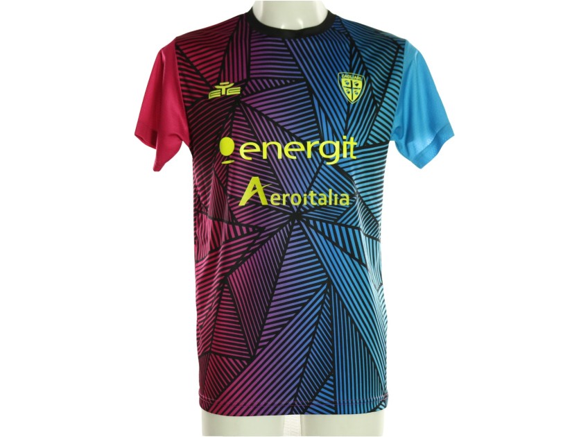 Raterink's Cagliari Signed Pre-Match Unwashed Shirt, 2025/26