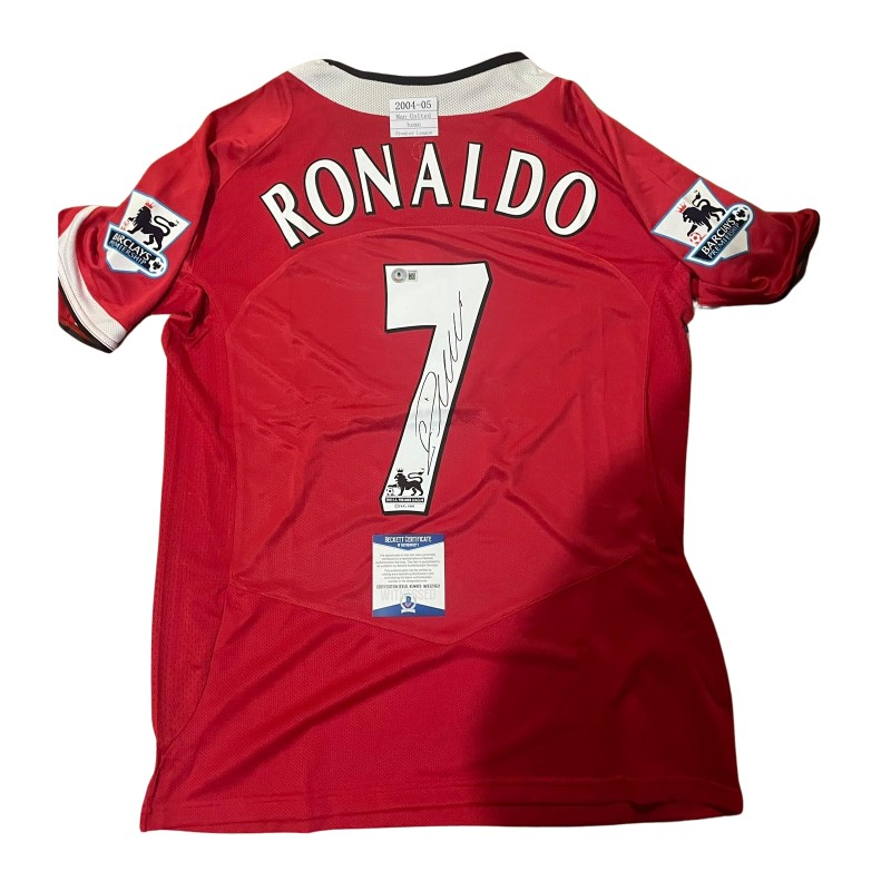 Cristiano Ronaldo Manchester United 2004/05 Signed Shirt