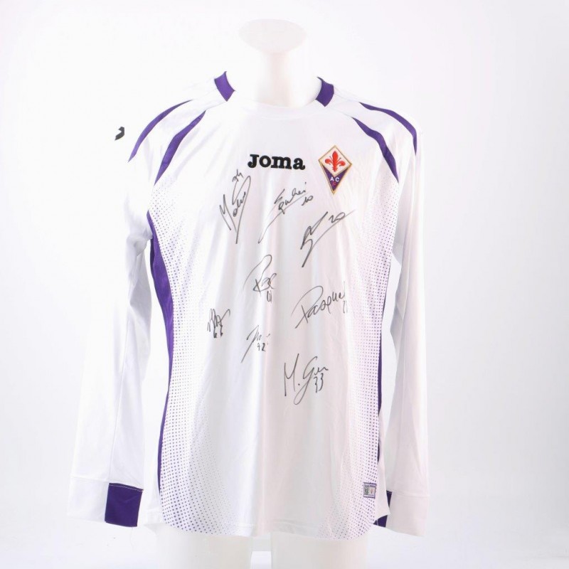 Maglia Fiorentina stagione 2014/2015, autografata dai giocatori