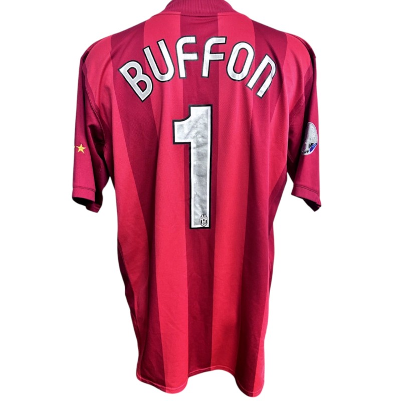 Buffon's Juventus Match-Worn Shirt, TIM Cup 2007/08