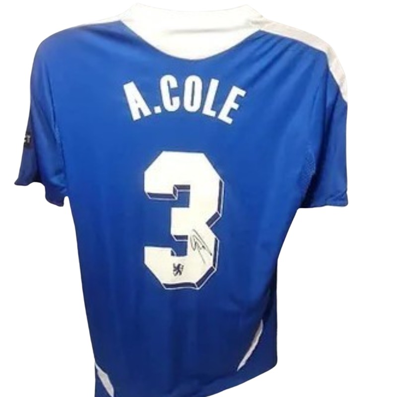 Ashley Cole's Chelsea 2012 Champions League Signed and Framed Shirt