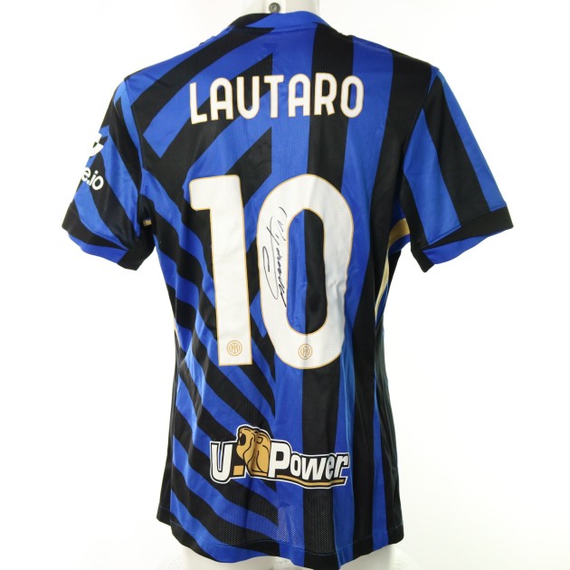 Maglia Gara Lautaro Inter, 2024/25 - Autografata