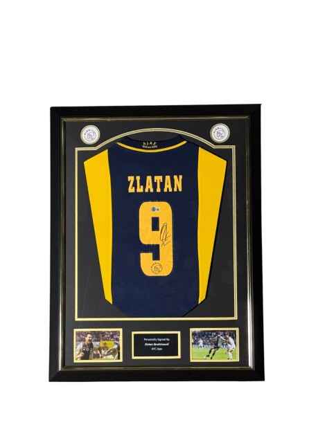 Zlatan Ibrahimović's AFC Ajax Signed and Framed Shirt