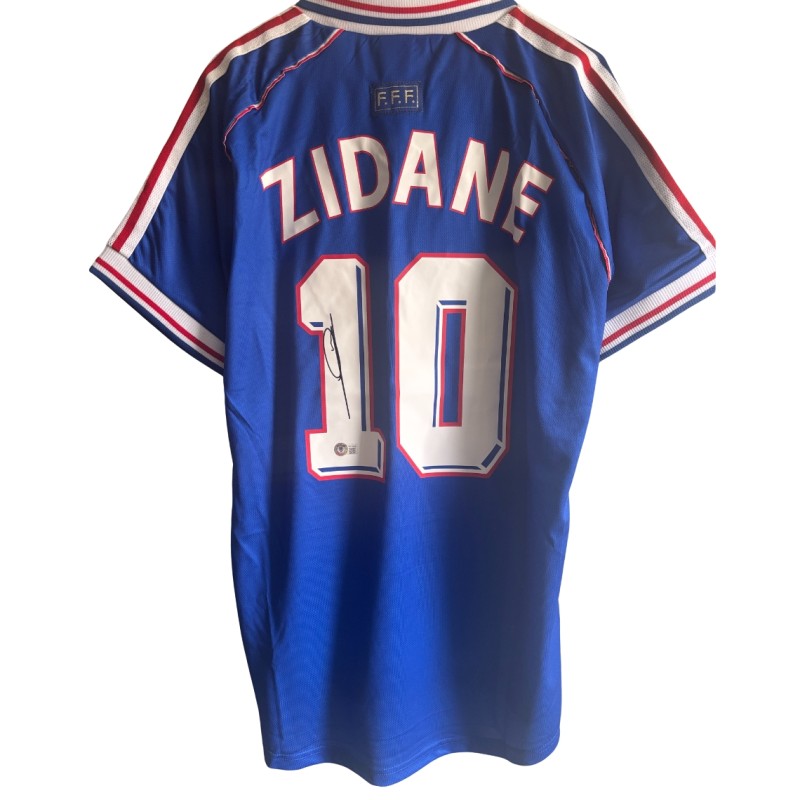 Zinedine Zidane signed France Shirt