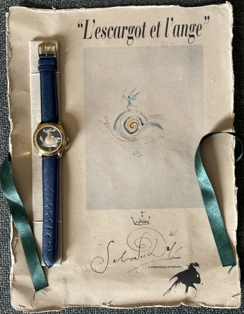"The Snail and the Angel" Watch by Salvador Dali