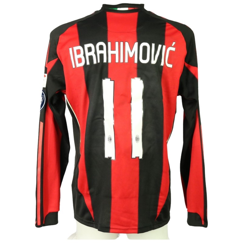 Ibrahimovic's AC Milan Match-Issued Shirt, TIM Cup 2010/11