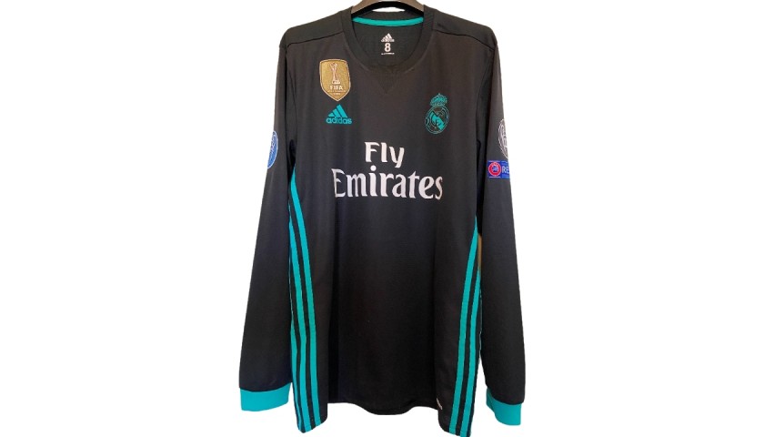 Benzema's Match-Issued/Worn Real Madrid Shirt, 2016/17 UCL - CharityStars