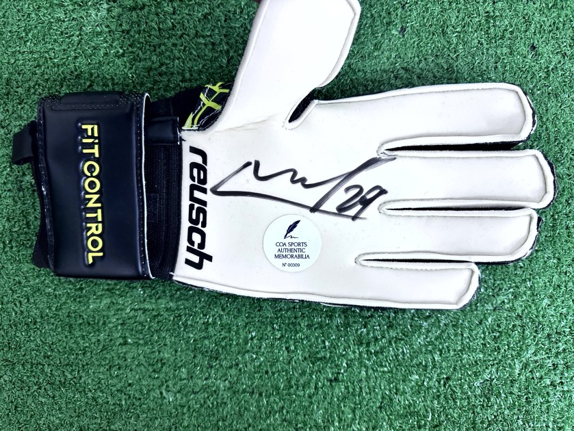 Reusch Goalkeeper Match-Issued Glove - Signed by Marco Carnesecchi