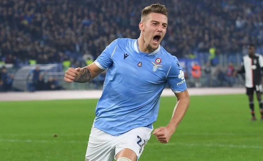 Milinkovic-Savic's Lazio Match Shirt, 2019/20