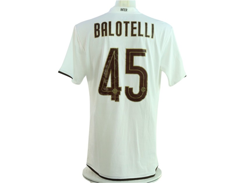 Balotelli's Inter Match-Issued Shirt, 2008/09