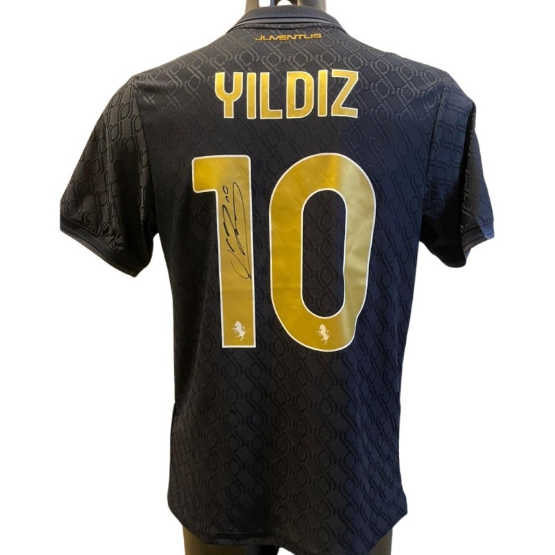 Yıldız Replica Juventus Shirt, UCL 2024/25 - Signed with video evidence