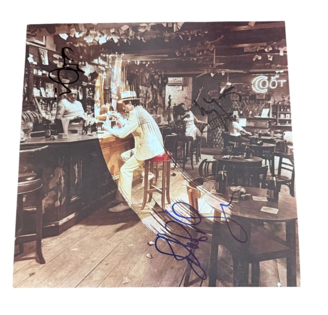 Led Zeppelin Signed 'In Through The Outdoor' Vinyl LP