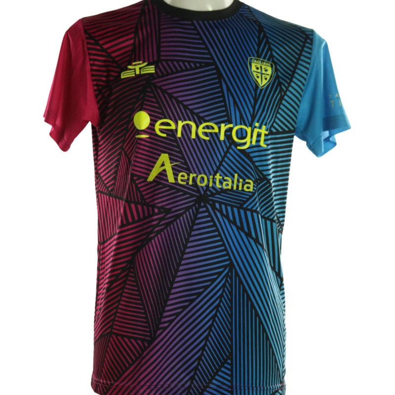Zappa's Cagliari Signed Pre-Match Unwashed Shirt, 2025/26