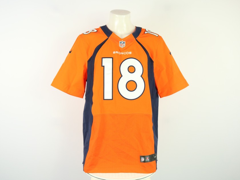 Maglia Ufficiale di Peyton Manning dei Denver Broncos  autografata