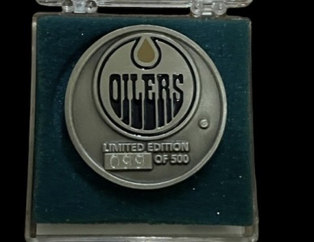 Edmonton Oilers 99/500 Medallion