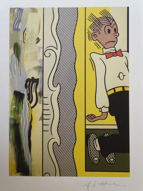 Roy Lichtenstein "Two Paintings: Dagwood from the Painting Series"