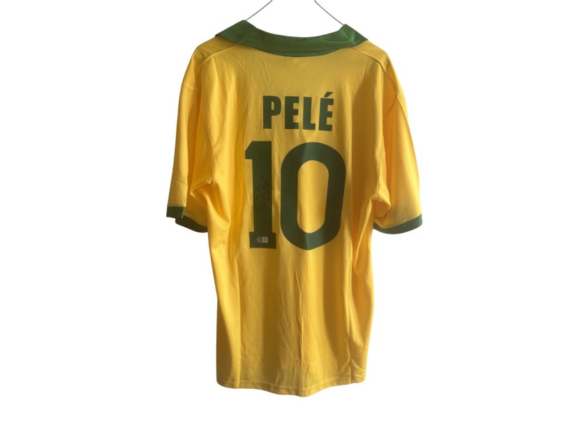 Pele-signed Brazil National Shirt