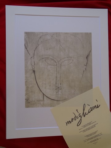 Amedeo Modigliani Signed Lithograph