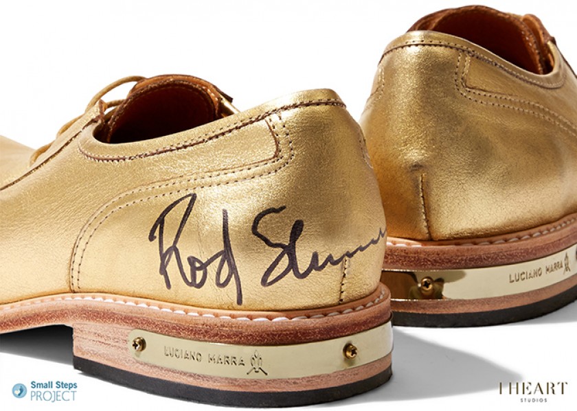 Rod Stewart's Autographed Luciano Marra  Brogues from his Personal Collection