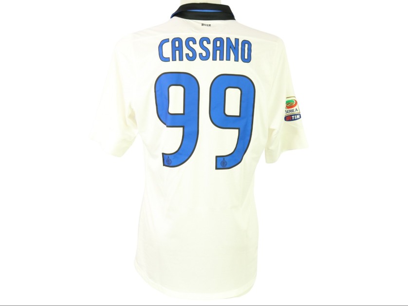Cassano's Inter Milan Match Shirt, 2011/12