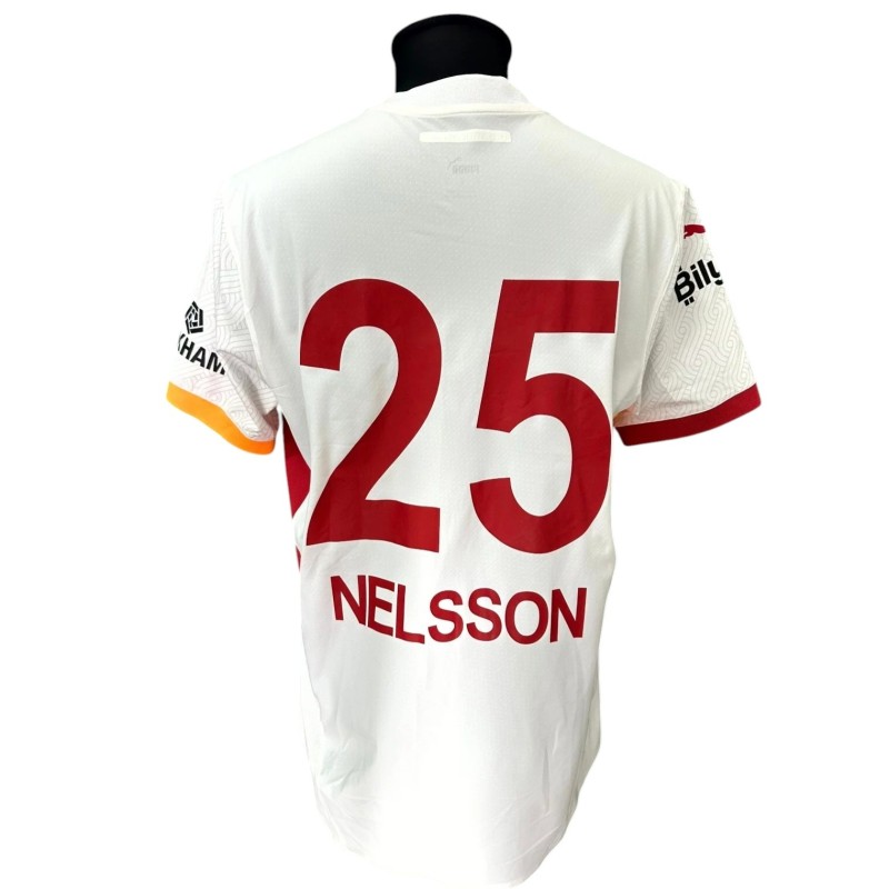 Maglia Nelsson Indossata Galatasaray vs Lecce, 2024