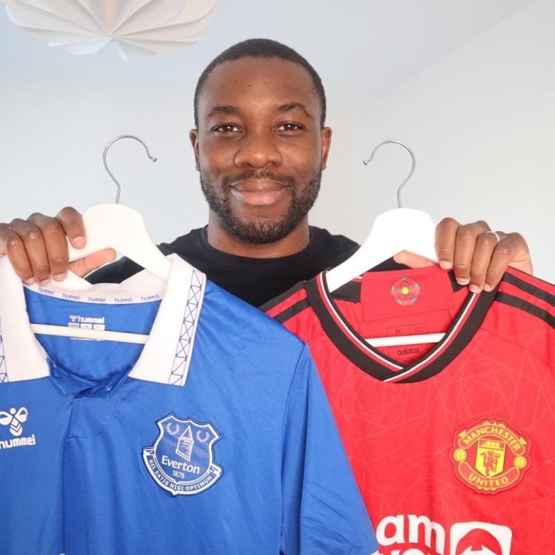 Win a Manchester United & Everton Shirt Donated by Creator Nathan Connor