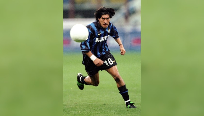 Maglia Zamorano Inter, indossata 2000/01