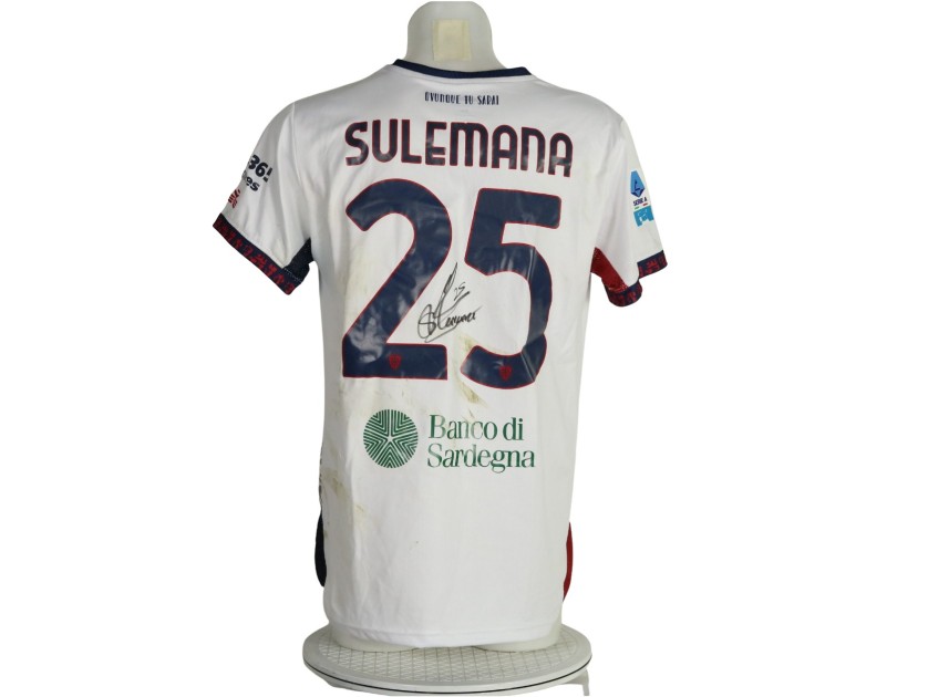 Sulemana's Signed Unwashed Shirt, Fiorentina vs Cagliari 2026