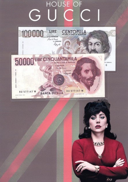 "House of Gucci" - Original Screen-Used Banknote