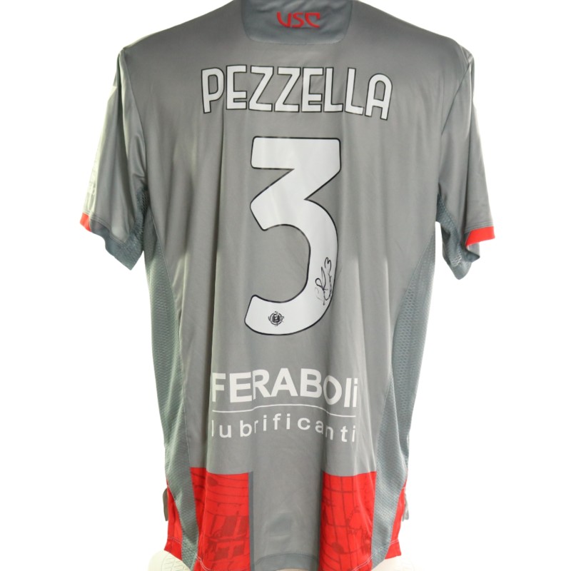 Maglia Pezzella Unwashed Cremonese vs Pisa, 2026 - Autografata