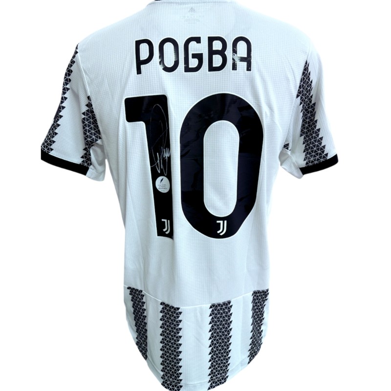 Pogba's Juventus Signed Official Shirt, UCL 2022/23