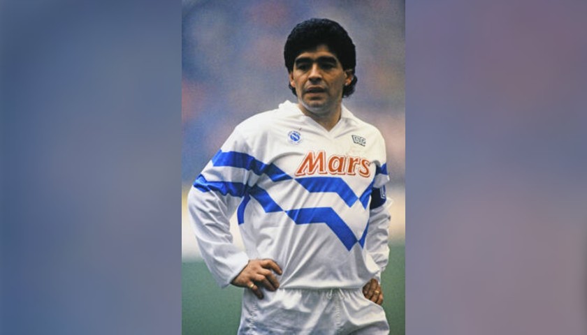 Maradona's Napoli Match-Issued Signed Shirt, 1989/90 