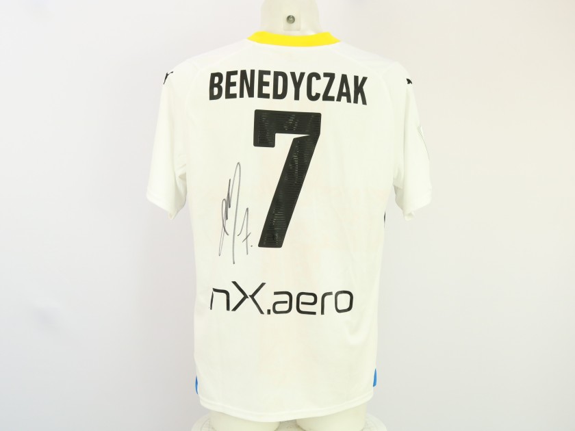 Benedyczak's Unwashed Signed Shirt, Parma vs Spezia 2024