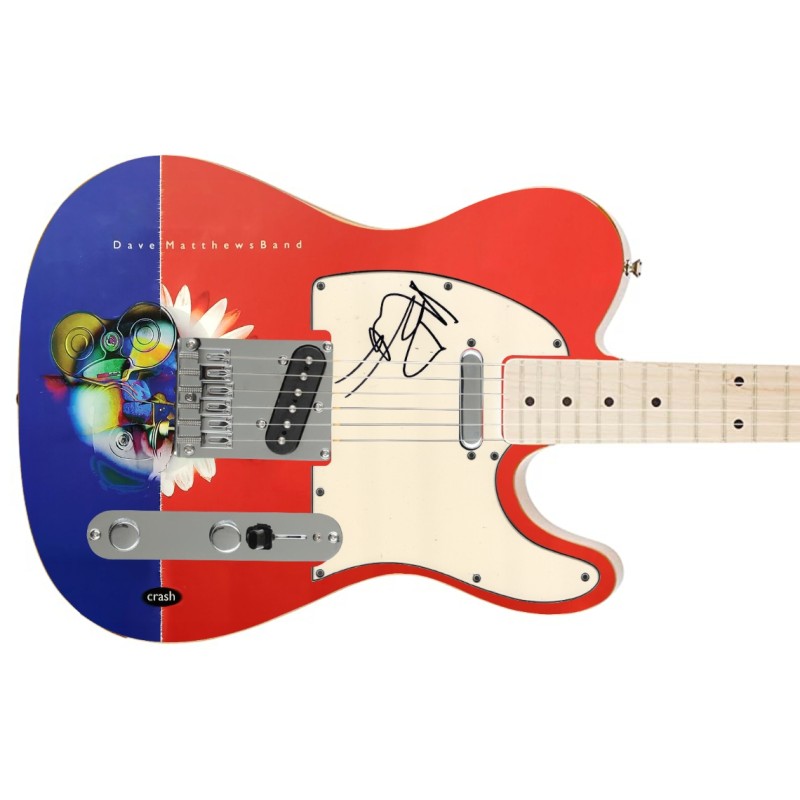 Dave Matthews Signed Pickguard Custom Fender Guitar